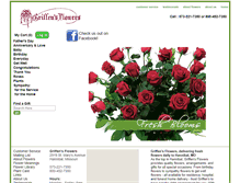 Tablet Screenshot of griffensflowers.com